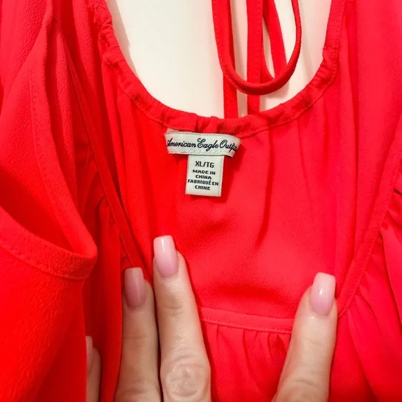 American Eagle Outfitters Hot Pink Dress - Picture 5 of 5